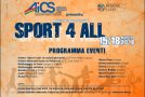 “SPORT 4 ALL” – Quattro giorni di sport per tutti targato AICS, dal 15 al 18 marzo